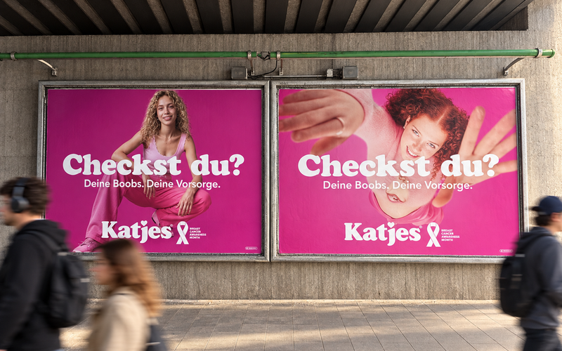 „Checkst du?“: Katjes macht Brustkrebsfrüherkennung mit 10.000 Plakaten europaweit sichtbar