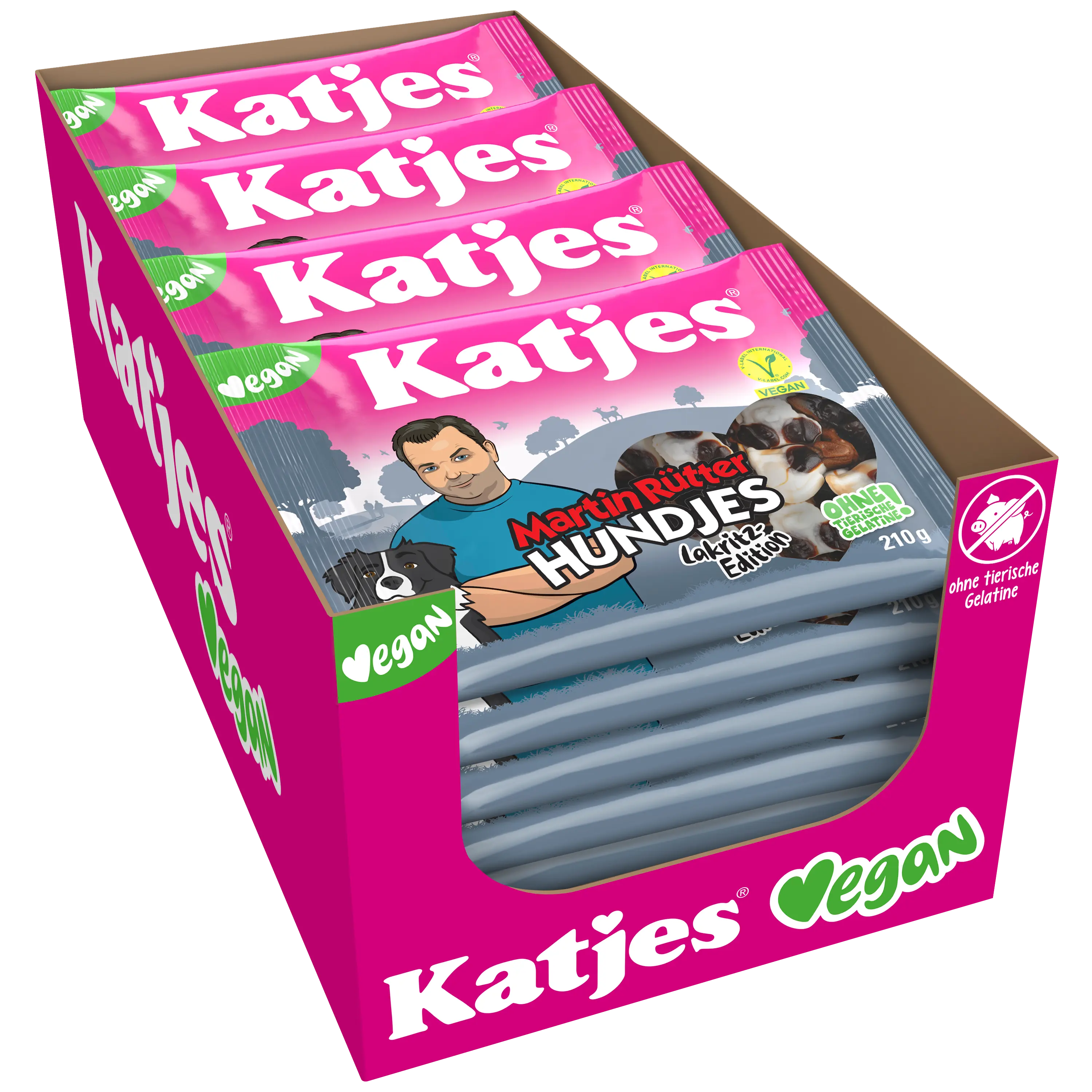 Martin Rütter Hundjes Lakritz 210g 16er Karton