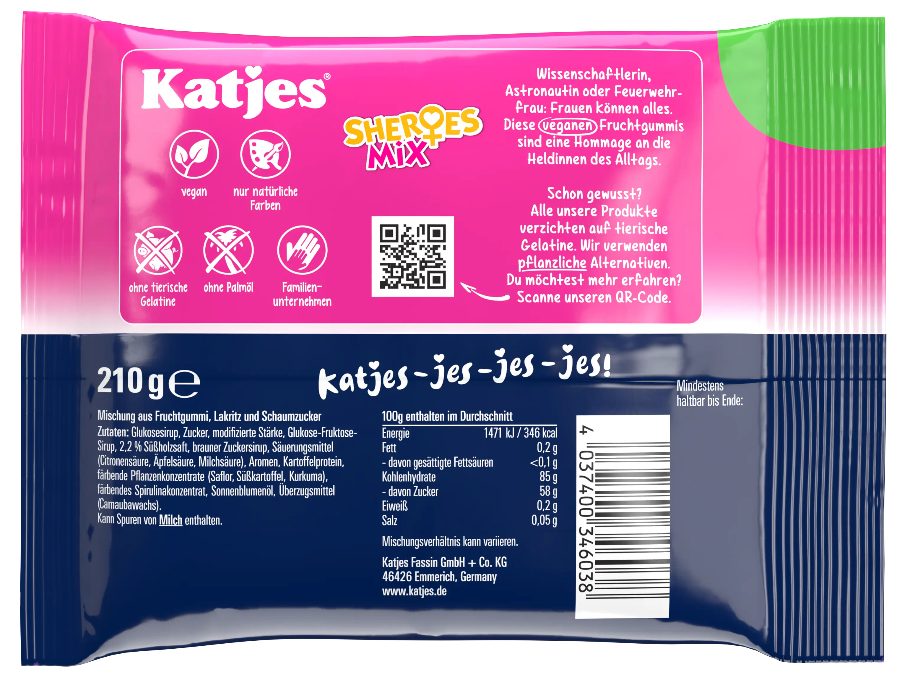 Sheroes Mix 210g 16er Karton